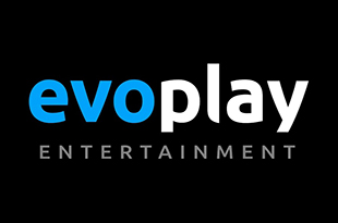 An image of Evoplay Entertainment logo in Black background