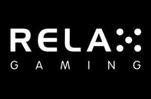 Relax Gaming logo on black background