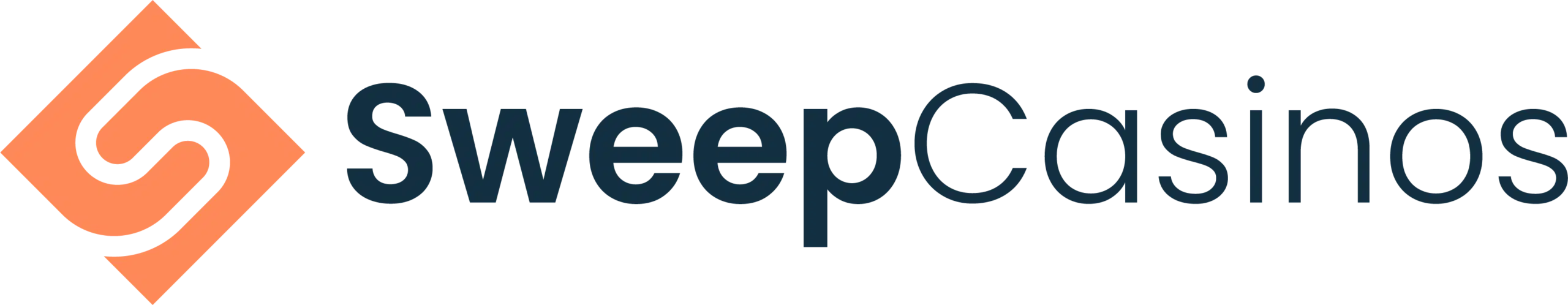 SweepCasinos Logo Dark Text Transparent Background