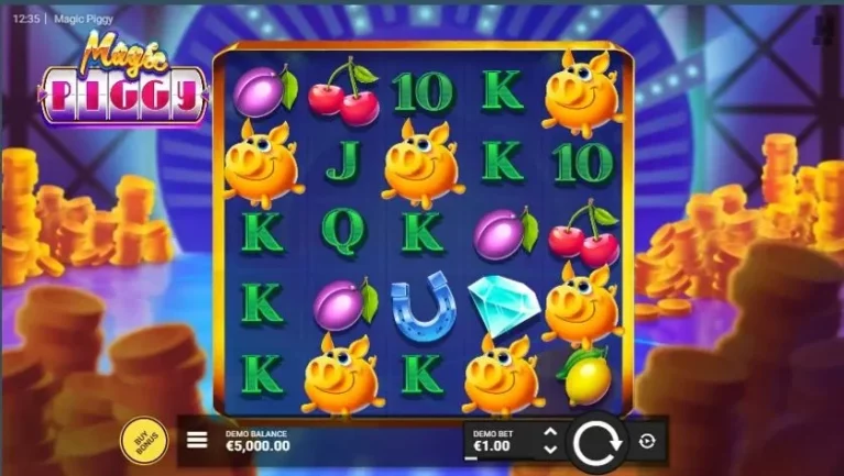 Screenshot of Magic Piggy slot game