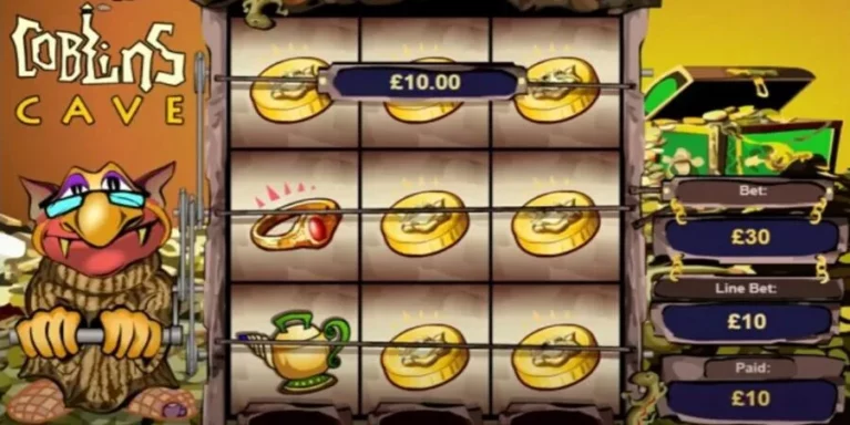 Screenshot of Goblin's Cave slot game
