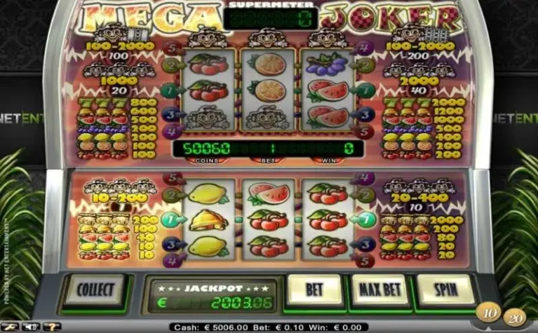 Screenshot of Mega Joker slot game