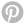 Pinterest logo gray on transparent background
