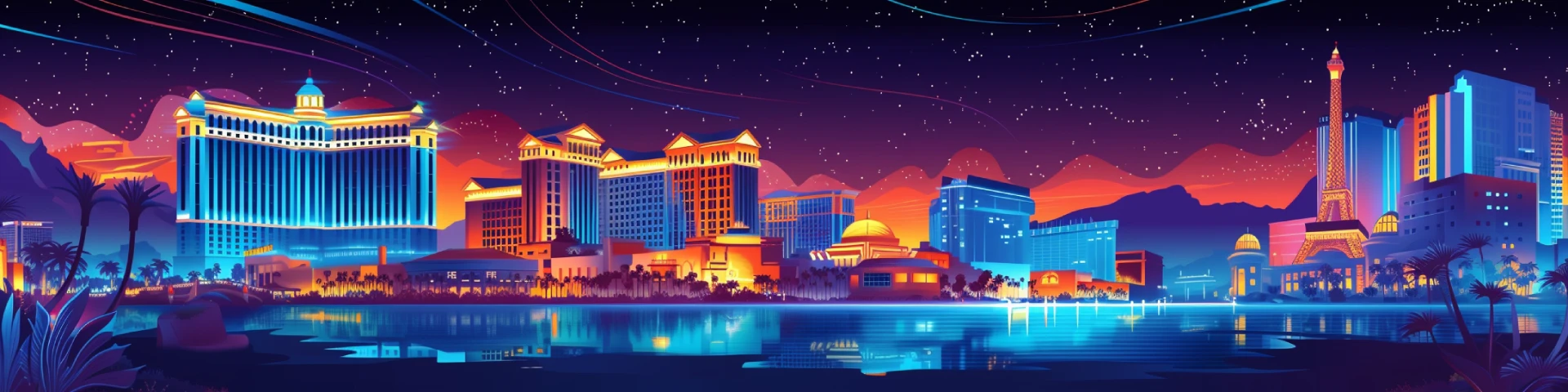 Banner of Arizona casino skyline