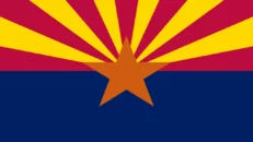 The state flag of Arizona