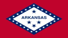 The state flag of Arkansas