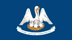 The state flag of Louisiana
