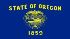 The state flag of Oregon